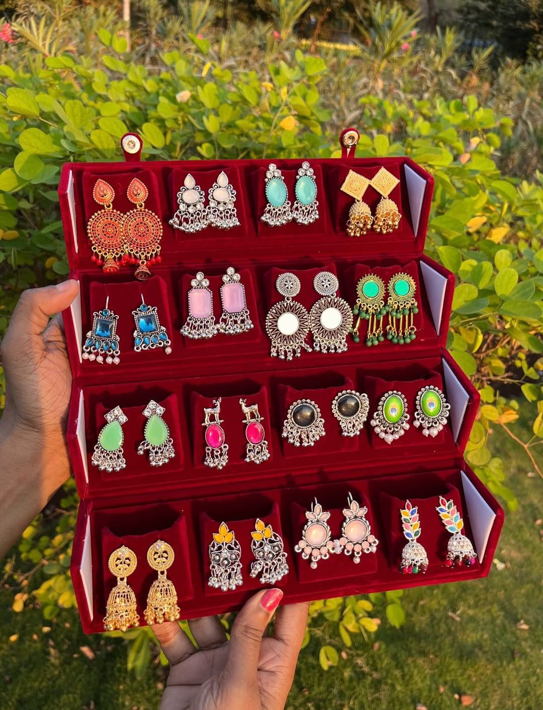 Trending Red Jhumka Box