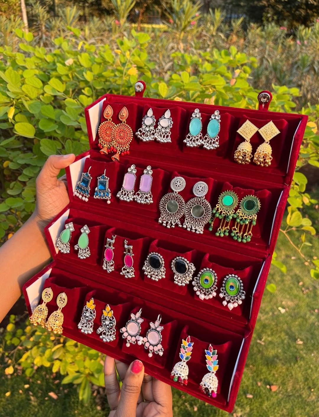 Trending Red Jhumka Box