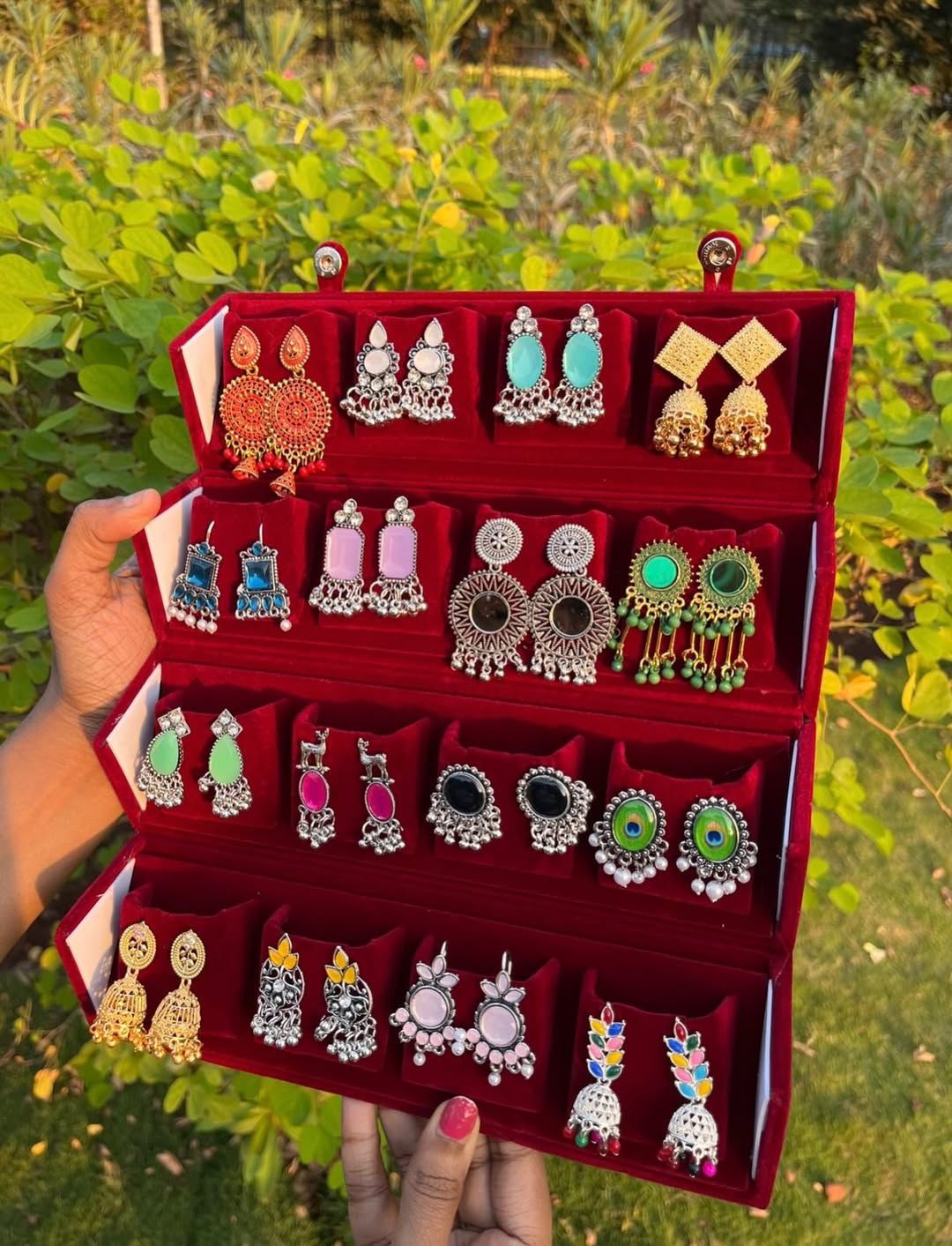 Trending Red Jhumka Box