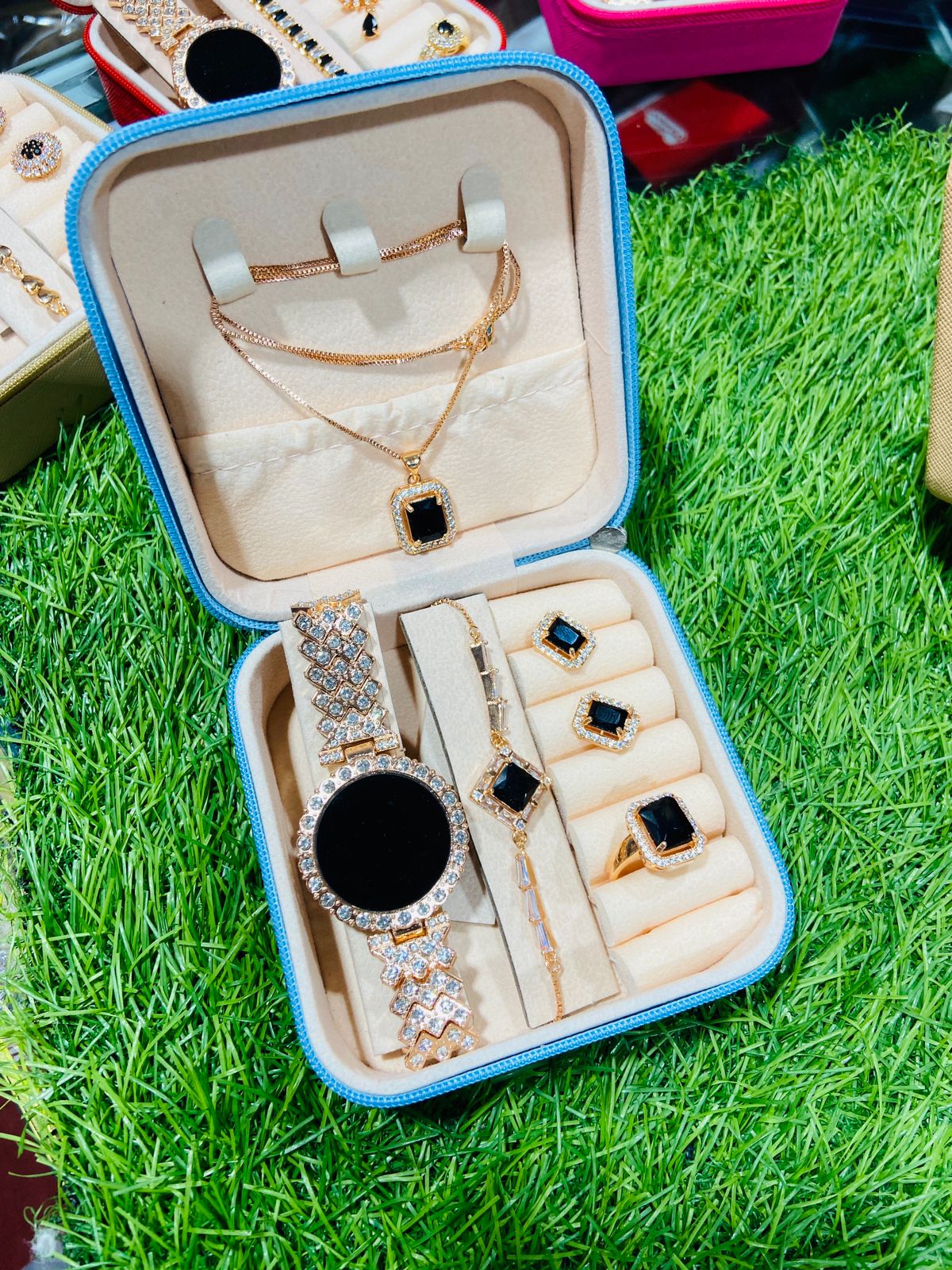 Jewelry Box with Jewelry Set