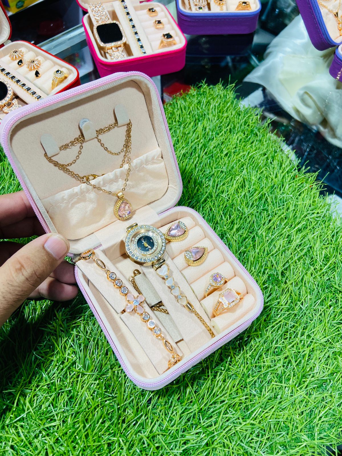 Jewelry Box with Jewelry Set