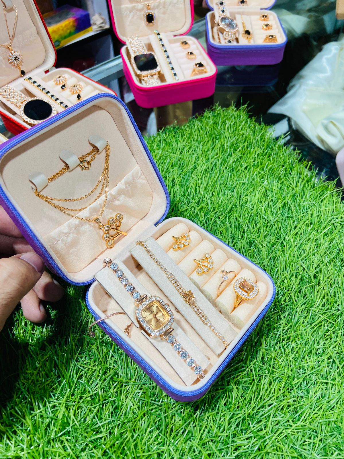 Jewelry Box with Jewelry Set