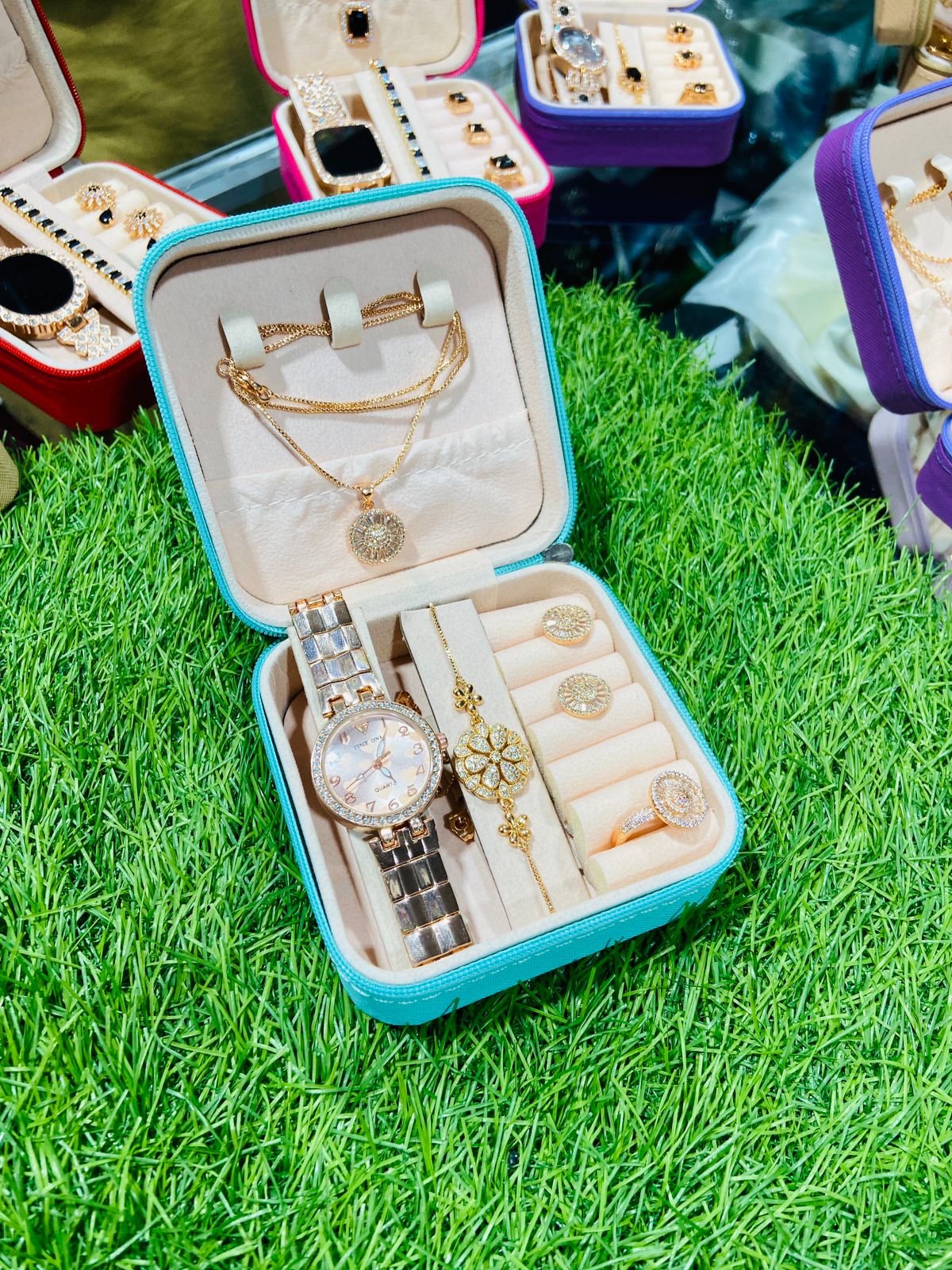 Jewelry Box with Jewelry Set