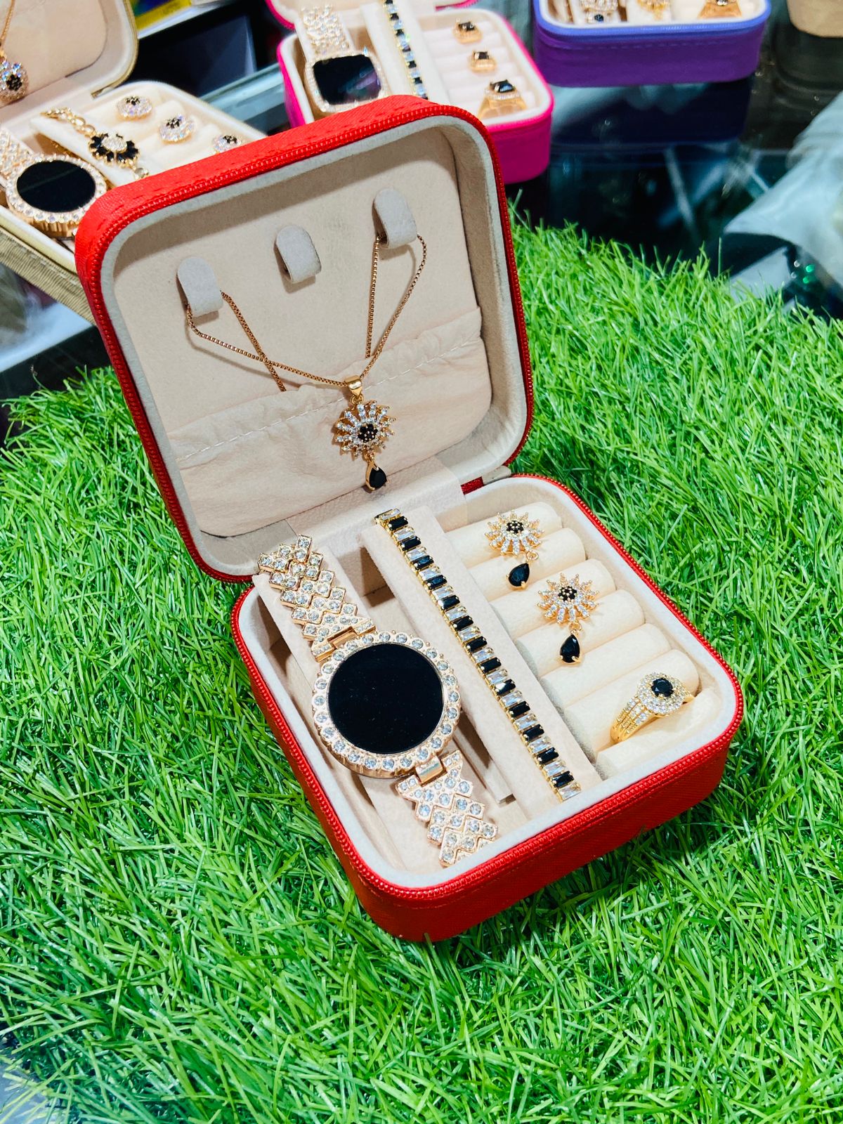 Jewelry Box with Jewelry Set