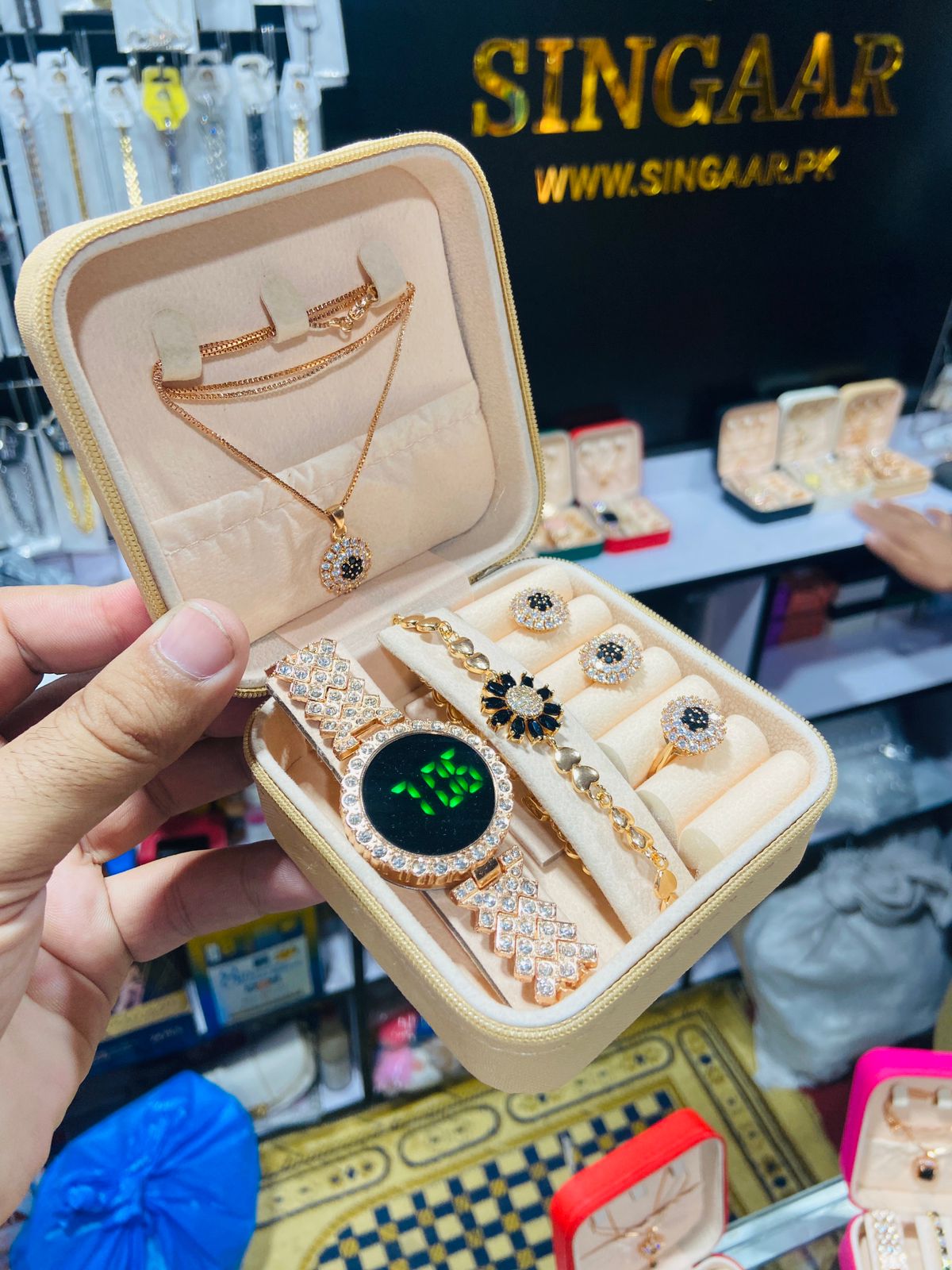 Jewelry Box with Jewelry Set