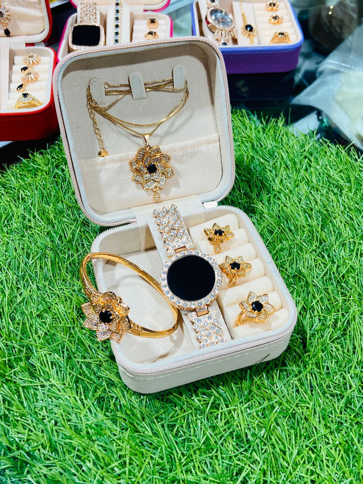 Jewelry Box with Jewelry Set
