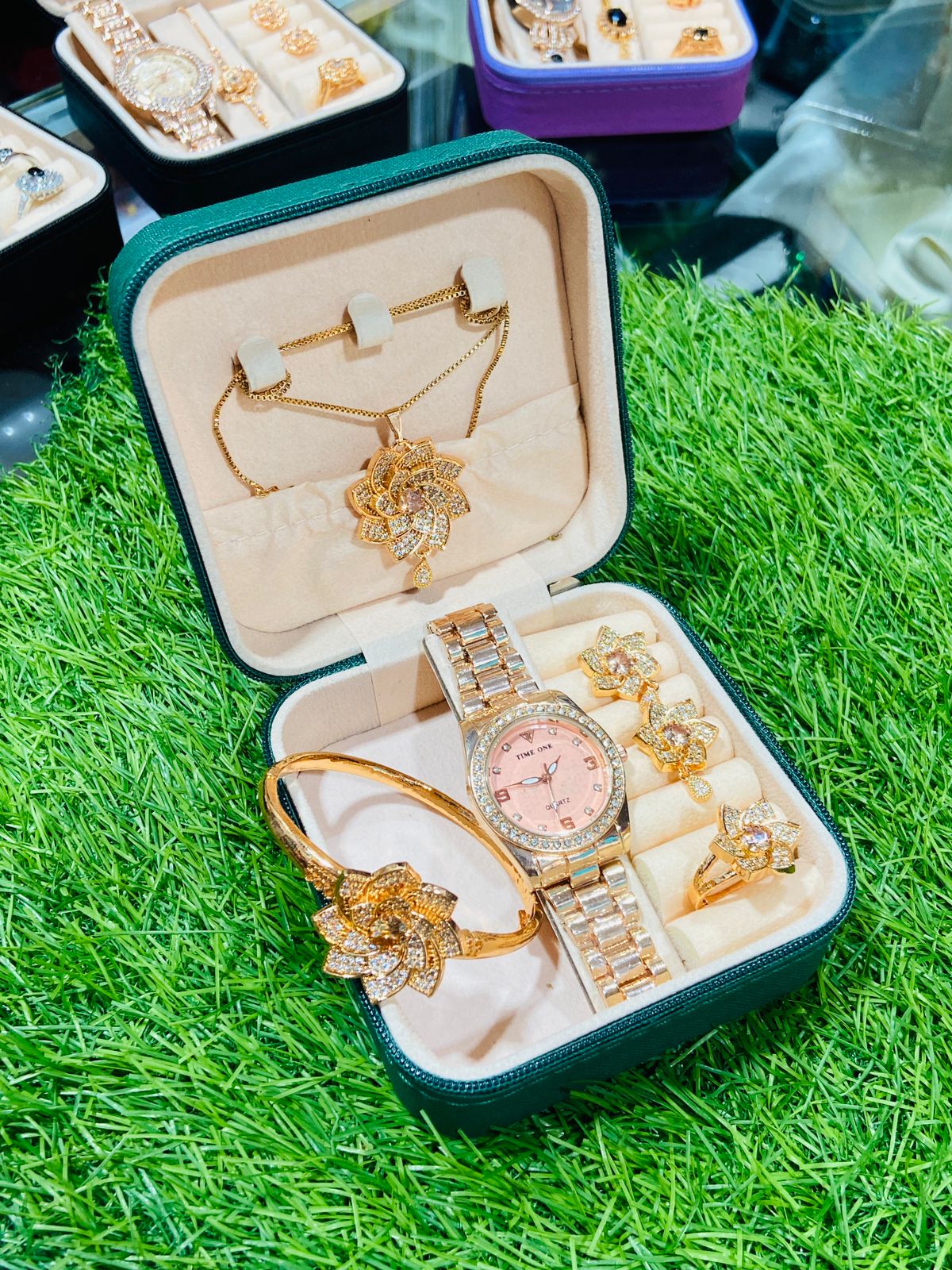 Jewelry Box with Jewelry Set