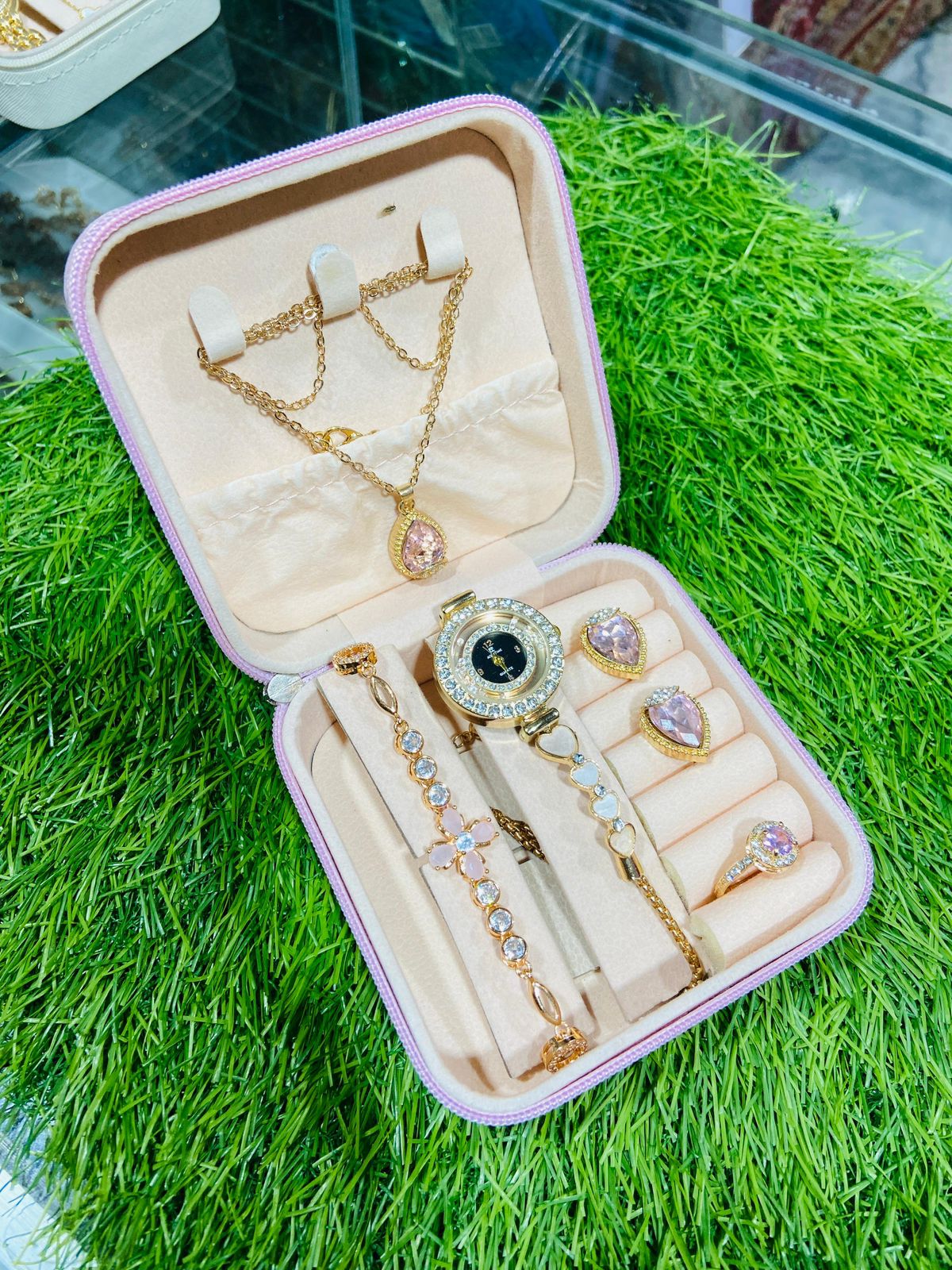 Jewelry Box with Jewelry Set