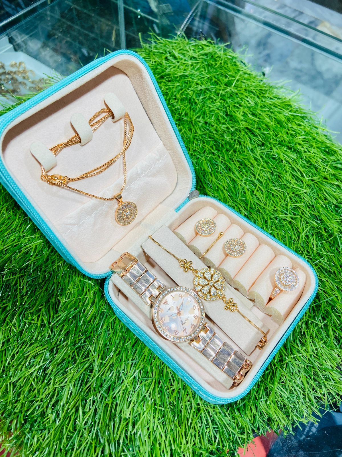 Jewelry Box with Jewelry Set