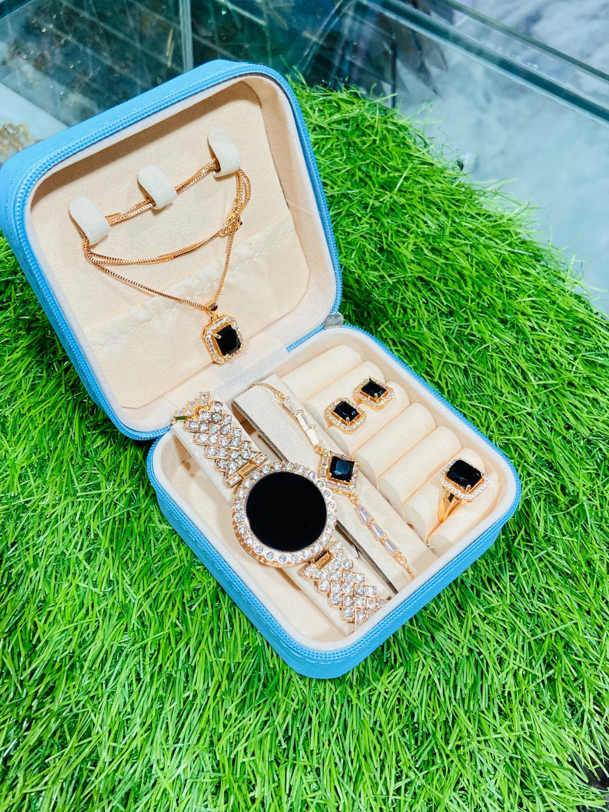 Jewelry Box with Jewelry Set